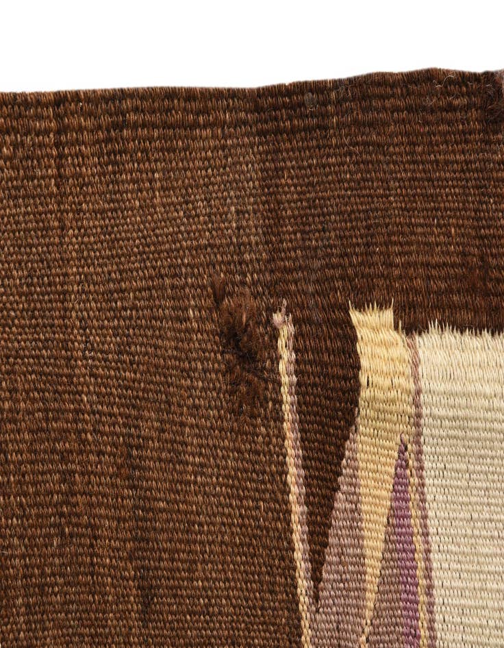 Detail image of  4' 10 x 14'  Hand Woven Kilim Fars Wool Runner Rug