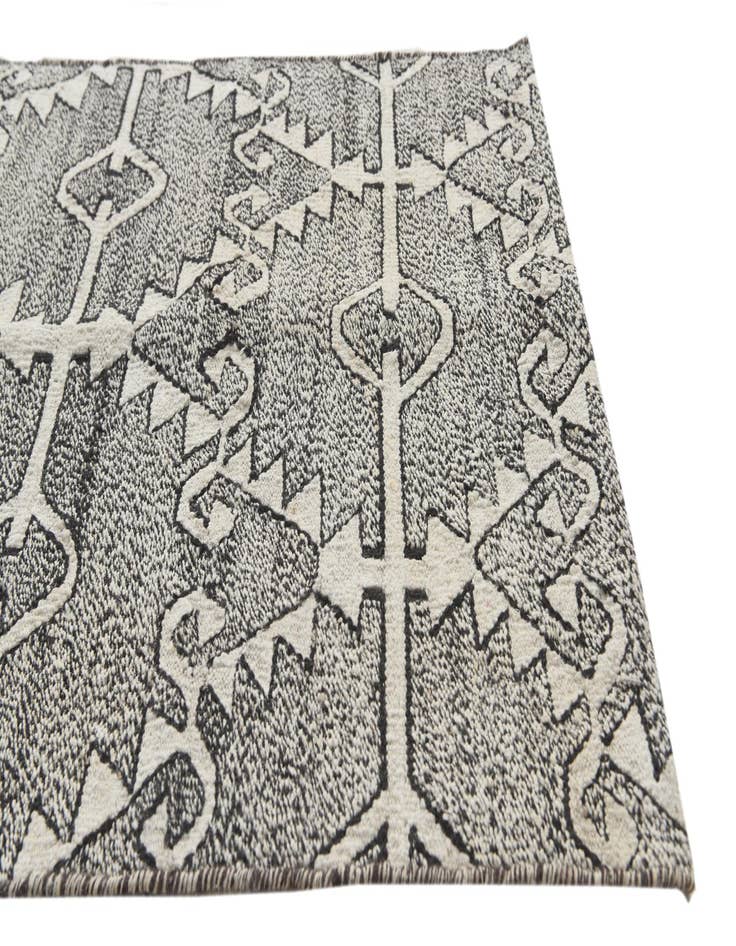 Detail image of  2' 6 x 9' 4  Hand Woven Kilim Modern Wool Runner Rug