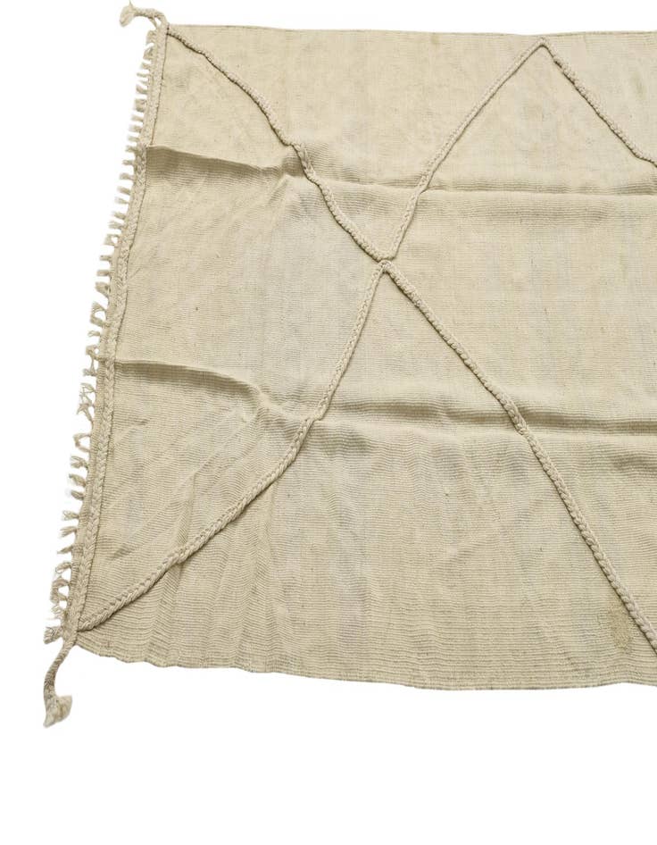 Detail image of  3' 6 x 10' 9  Hand Woven Kilim Modern Wool Runner Rug