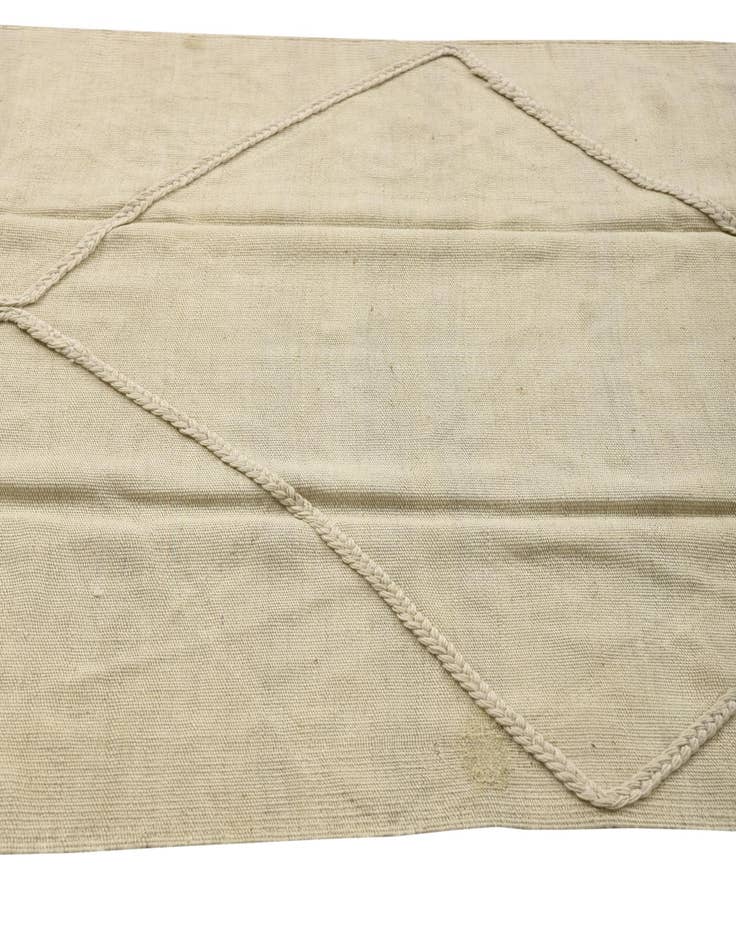 Detail image of  3' 6 x 10' 9  Hand Woven Kilim Modern Wool Runner Rug