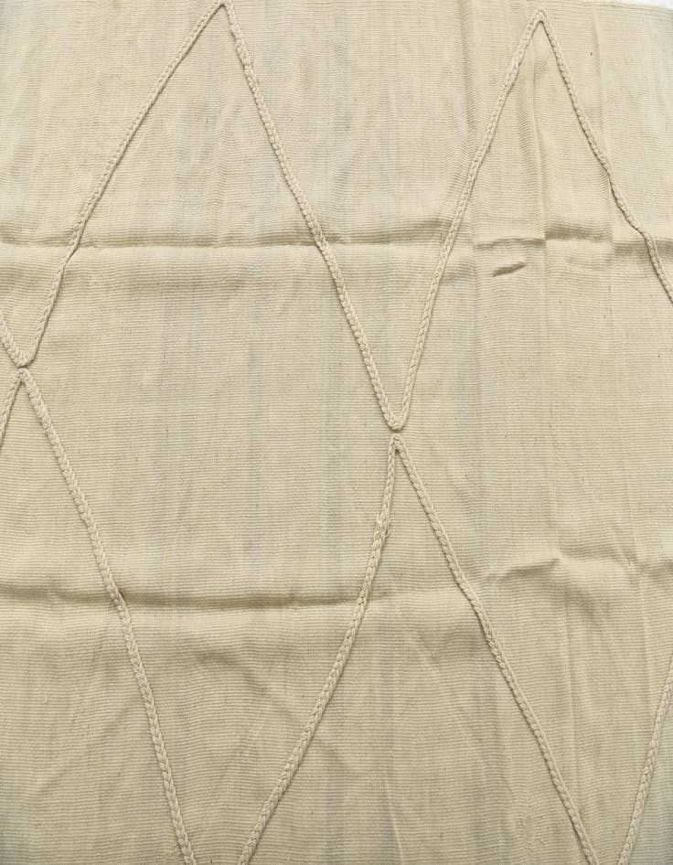 Detail image of  3' 6 x 10' 9  Hand Woven Kilim Modern Wool Runner Rug