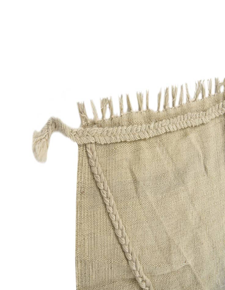 Detail image of  3' 6 x 10' 9  Hand Woven Kilim Modern Wool Runner Rug