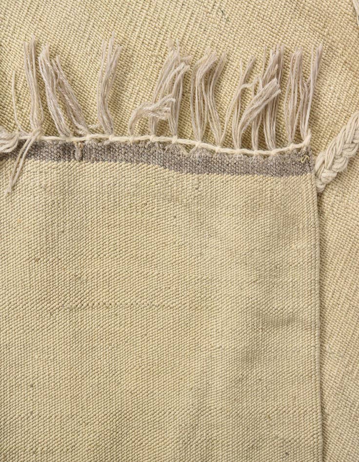 Detail image of  3' 4 x 9' 10  Hand Woven Kilim Modern Wool Runner Rug