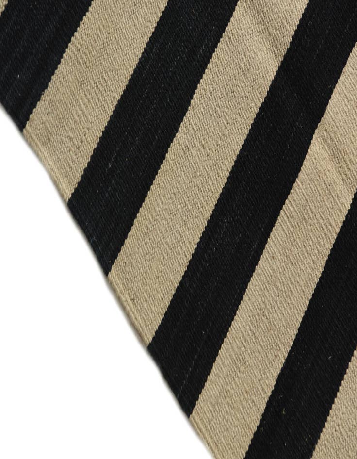 Detail image of  1' 9 x 14' 5  Hand Woven Kilim Modern Wool Runner Rug