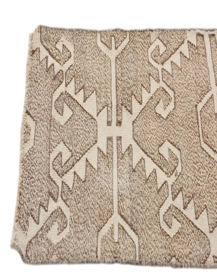 Detail image of  2' x 7' 5  Hand Woven Kilim Modern Wool Runner Rug