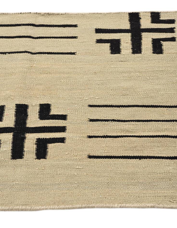 Detail image of  2' 3 x 7' 5  Hand Woven Kilim Modern Wool Runner Rug