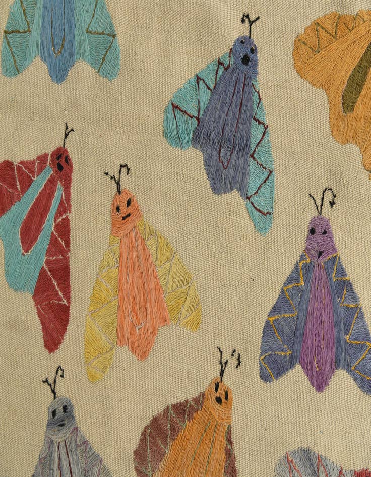 Detail image of  2' 9 x 9' 3  Hand Woven Kilim Suzani Wool Runner Rug