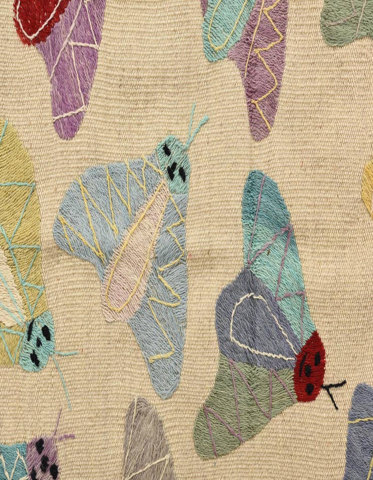 Detail image of  2' 3 x 7' 10  Hand Woven Kilim Suzani Wool Runner Rug