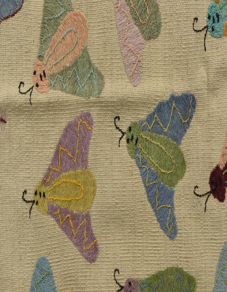 Detail image of  2' 5 x 7' 8  Hand Woven Kilim Suzani Wool Runner Rug