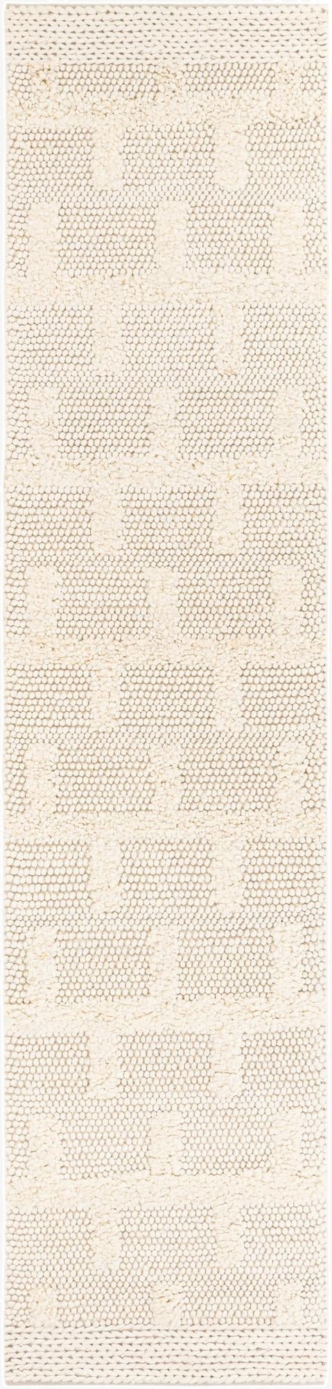  2' 7 x 12'  Hand Woven Lana New Zealand Wool Runner Rug