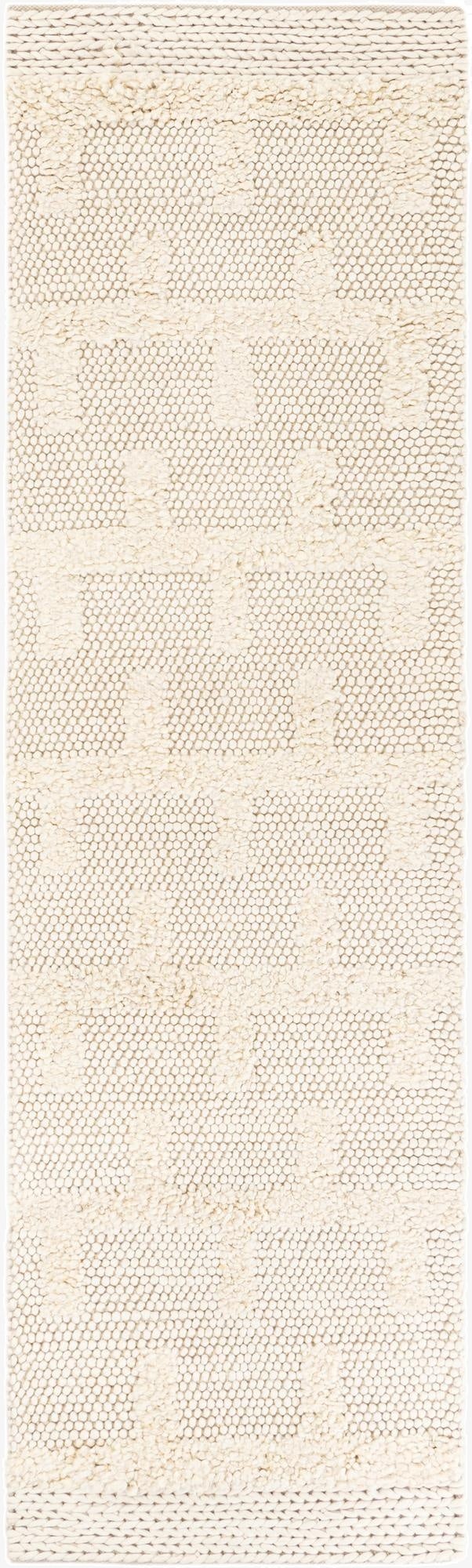  2' 7 x 10'  Hand Woven Lana New Zealand Wool Runner Rug