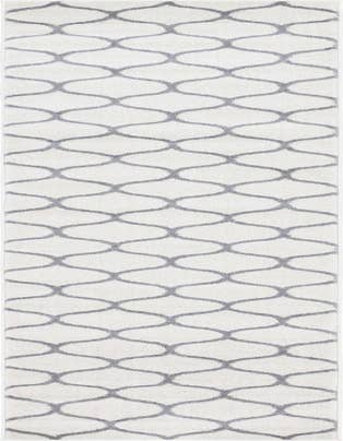 Detail image of  2' x 13' Lattice Frieze Runner Rug