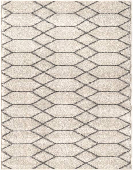 Detail image of  2' x 9' Lattice Frieze Runner Rug
