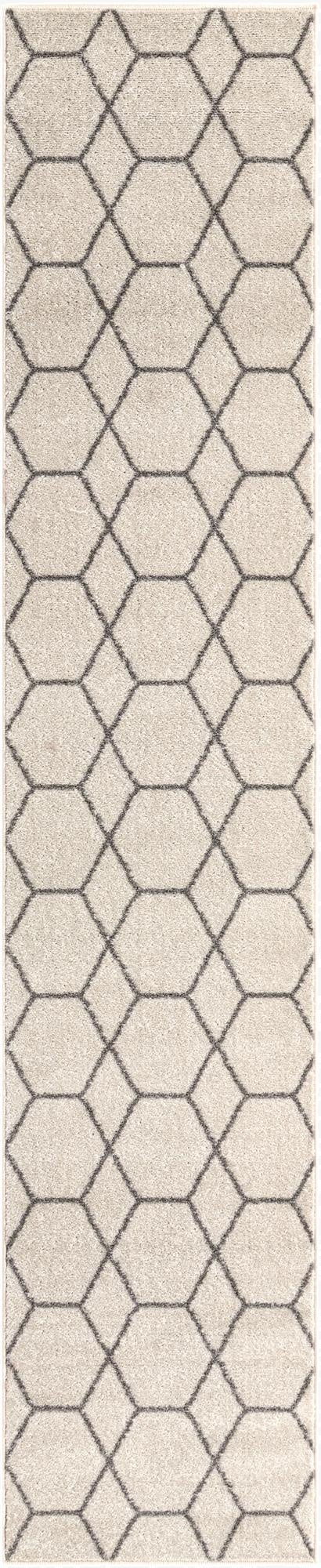  2' x 10' Lattice Frieze Runner Rug