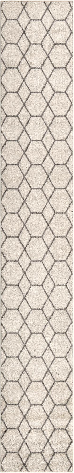  2' x 13' Lattice Frieze Runner Rug