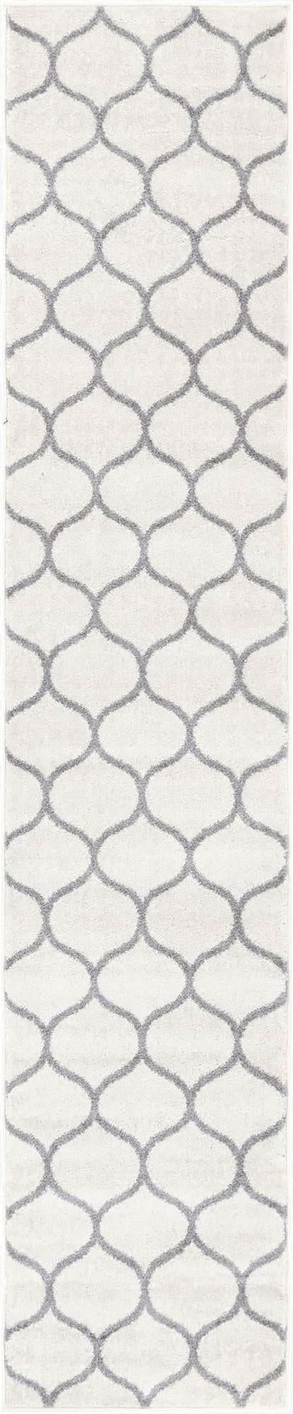  2' x 10' Lattice Frieze Runner Rug