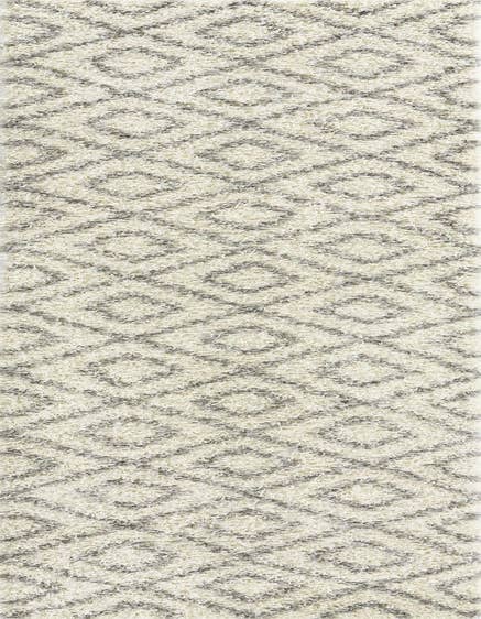 Detail image of  2' 7 x 12' Lattice Shag Runner Rug