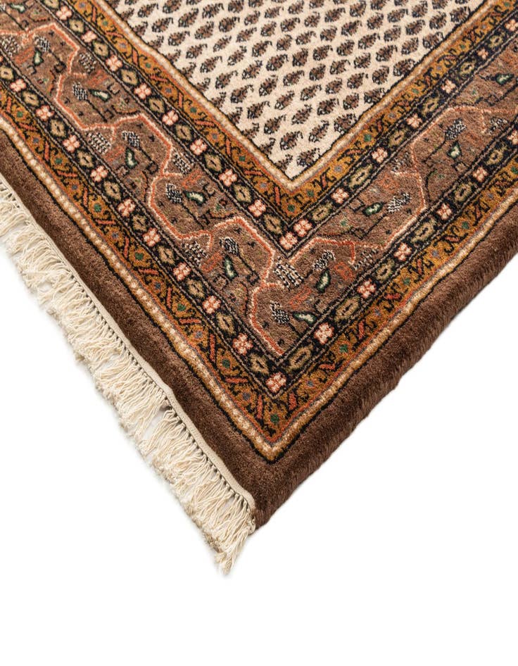 Detail image of  6' x 11' 6  Hand Knotted Mir Wool Runner Rug