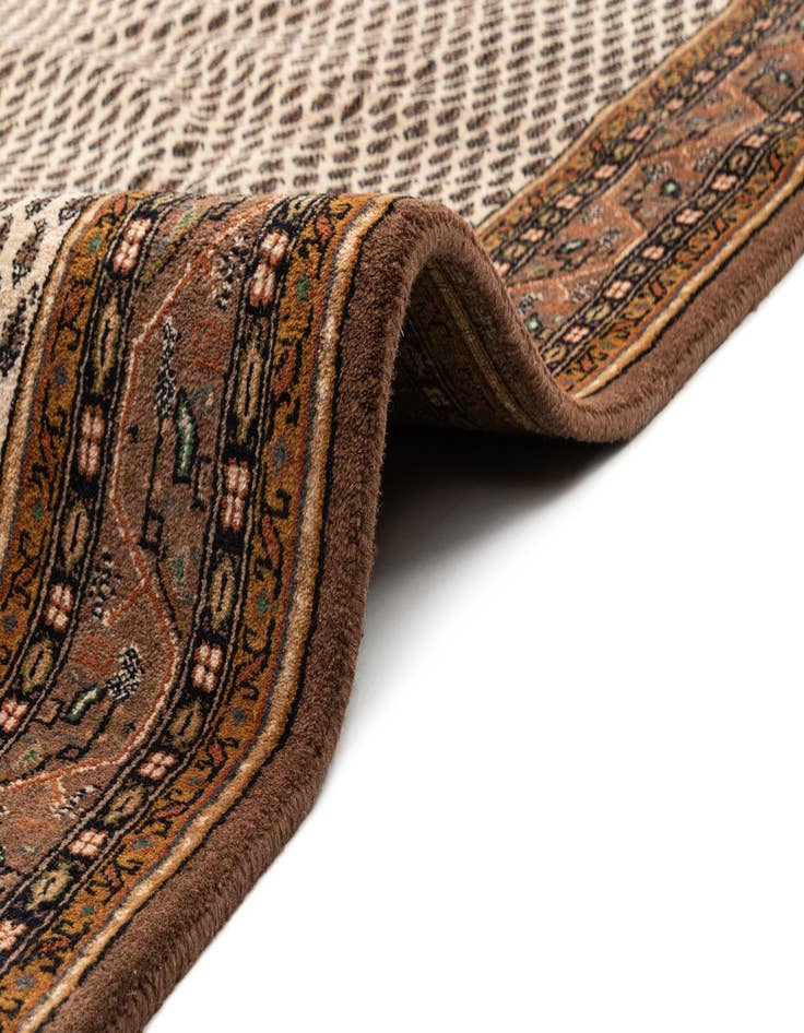 Detail image of  6' x 11' 6  Hand Knotted Mir Wool Runner Rug