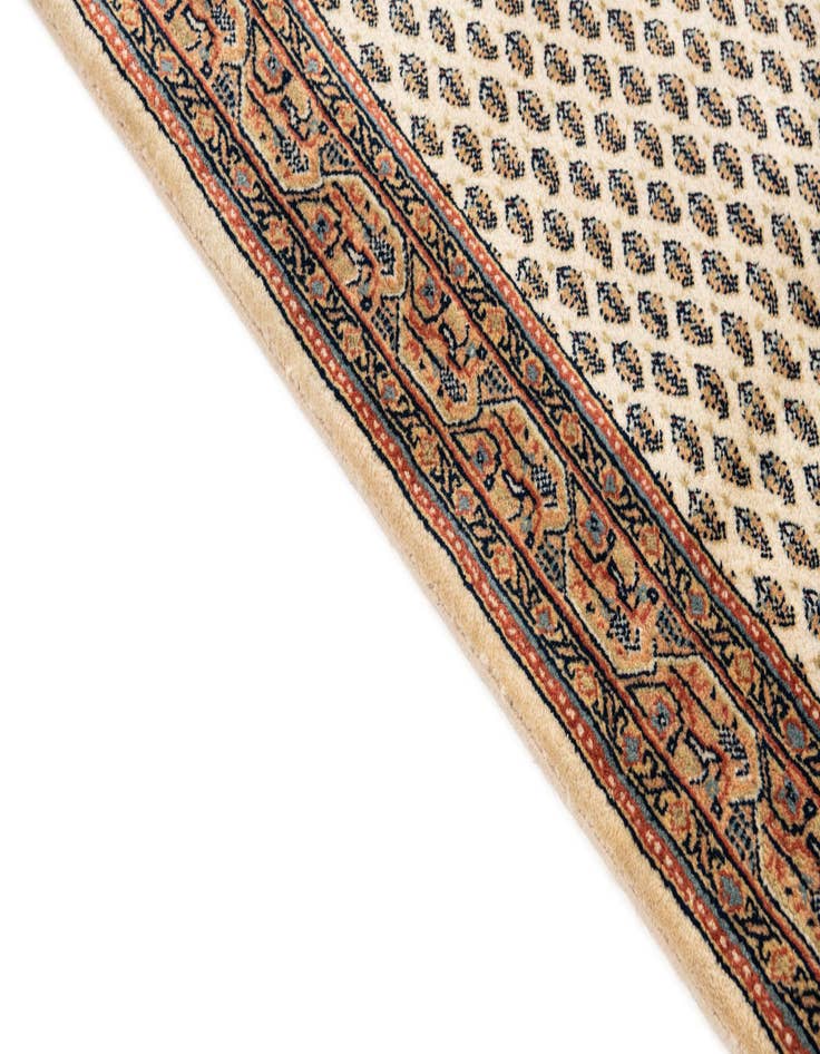 Detail image of  6' 4 x 11' 3  Hand Knotted Mir Wool Runner Rug