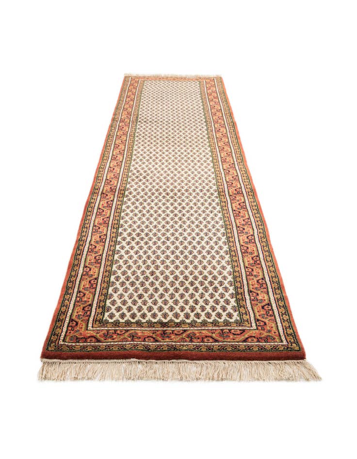 Detail image of  2' 8 x 11' 4  Hand Knotted Mir Wool Runner Rug