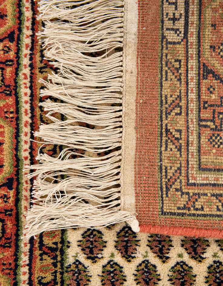 Detail image of  2' 8 x 11' 4  Hand Knotted Mir Wool Runner Rug