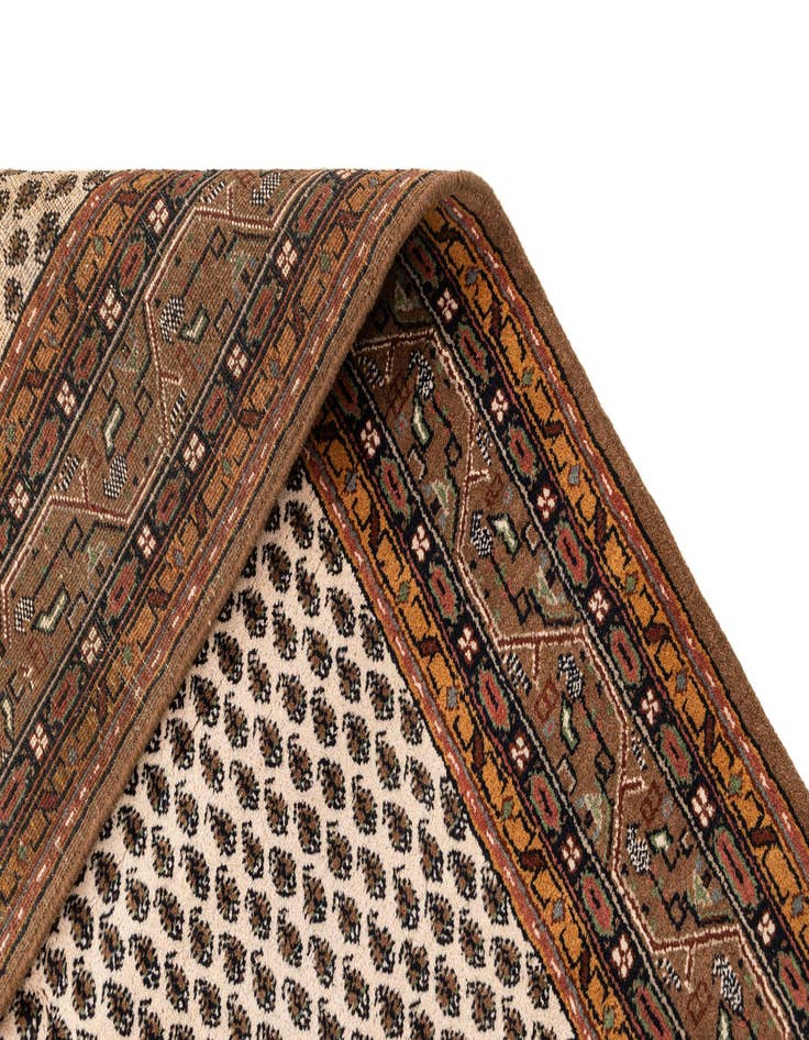 Detail image of  5' 3 x 10' 4  Hand Knotted Mir Wool Runner Rug