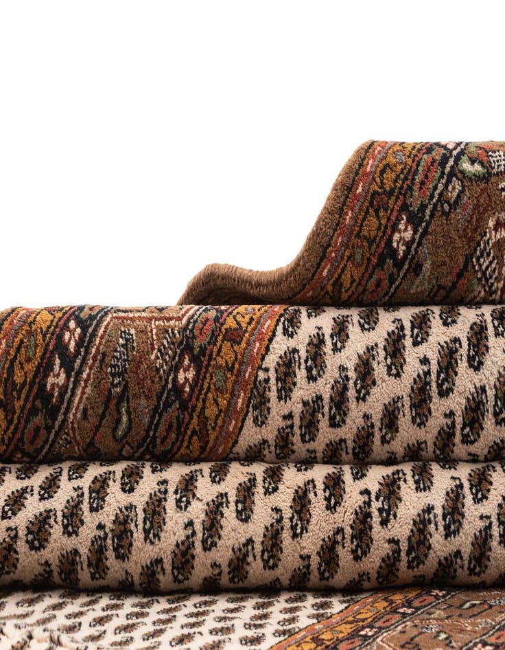 Detail image of  5' 3 x 10' 4  Hand Knotted Mir Wool Runner Rug