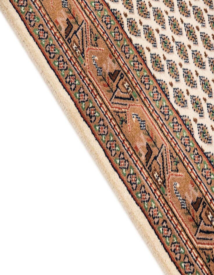 Detail image of  2' 8 x 9' 8  Hand Knotted Mir Wool Runner Rug