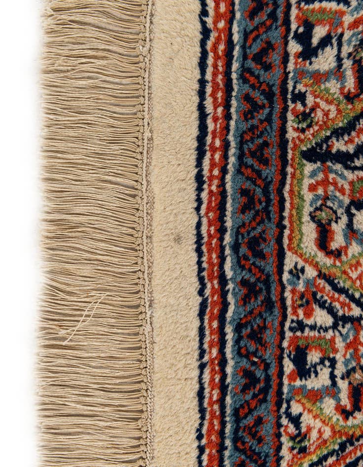 Detail image of  2' 9 x 8' 2  Hand Knotted Mir Wool Runner Rug