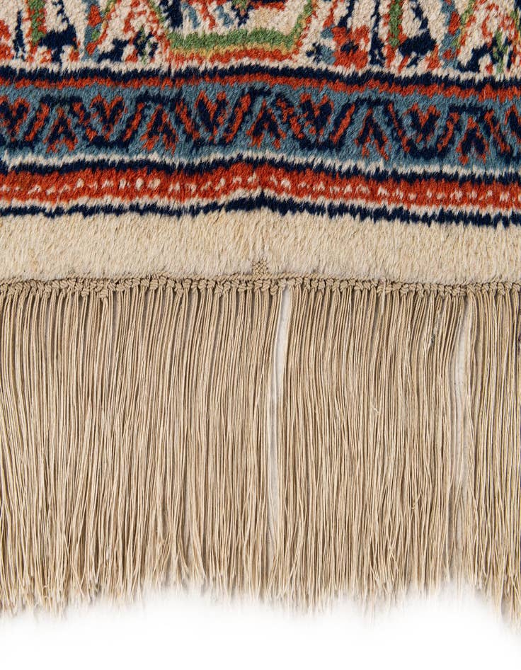 Detail image of  2' 9 x 8' 2  Hand Knotted Mir Wool Runner Rug
