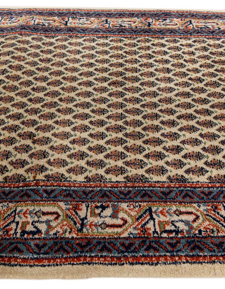 Detail image of  2' 9 x 8' 2  Hand Knotted Mir Wool Runner Rug