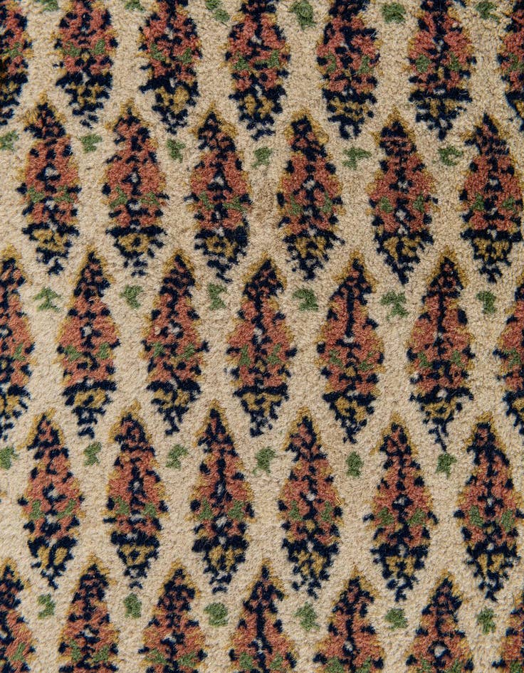 Detail image of  2' 9 x 8' 2  Hand Knotted Mir Wool Runner Rug
