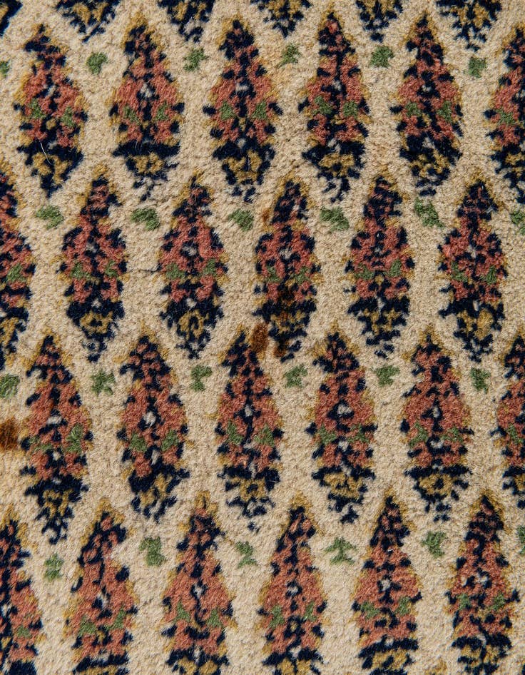 Detail image of  2' 9 x 8' 2  Hand Knotted Mir Wool Runner Rug