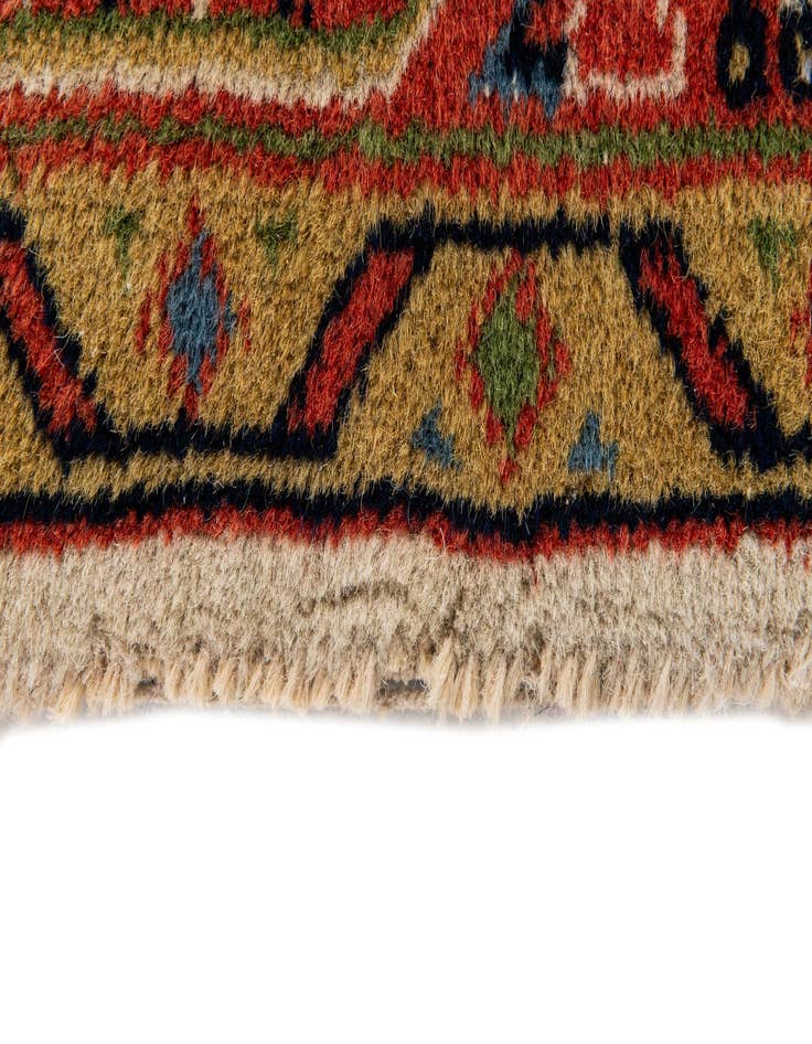 Detail image of  2' 10 x 9' 6  Hand Knotted Mir Wool Runner Rug