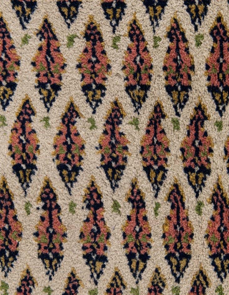 Detail image of  2' 10 x 9' 6  Hand Knotted Mir Wool Runner Rug
