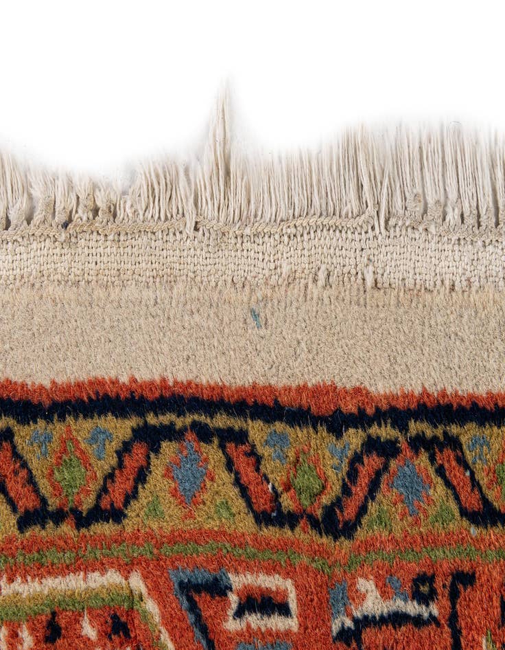 Detail image of  2' 10 x 9' 6  Hand Knotted Mir Wool Runner Rug