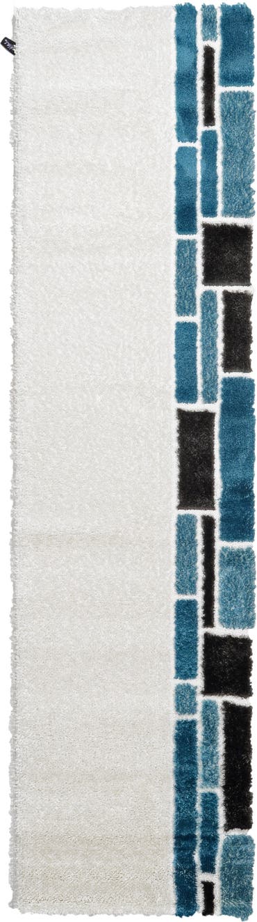  2' 7 x 9' 10 Mod Shag Runner Rug