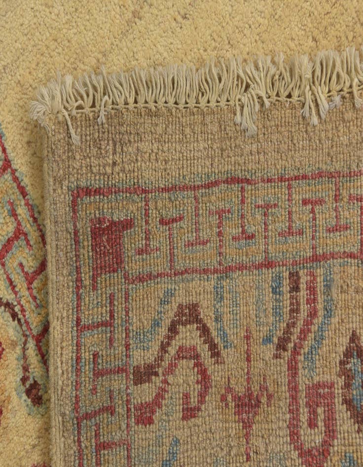 Detail image of  3' 4 x 7' 4  Hand Knotted Modern Ziegler Runner Rug