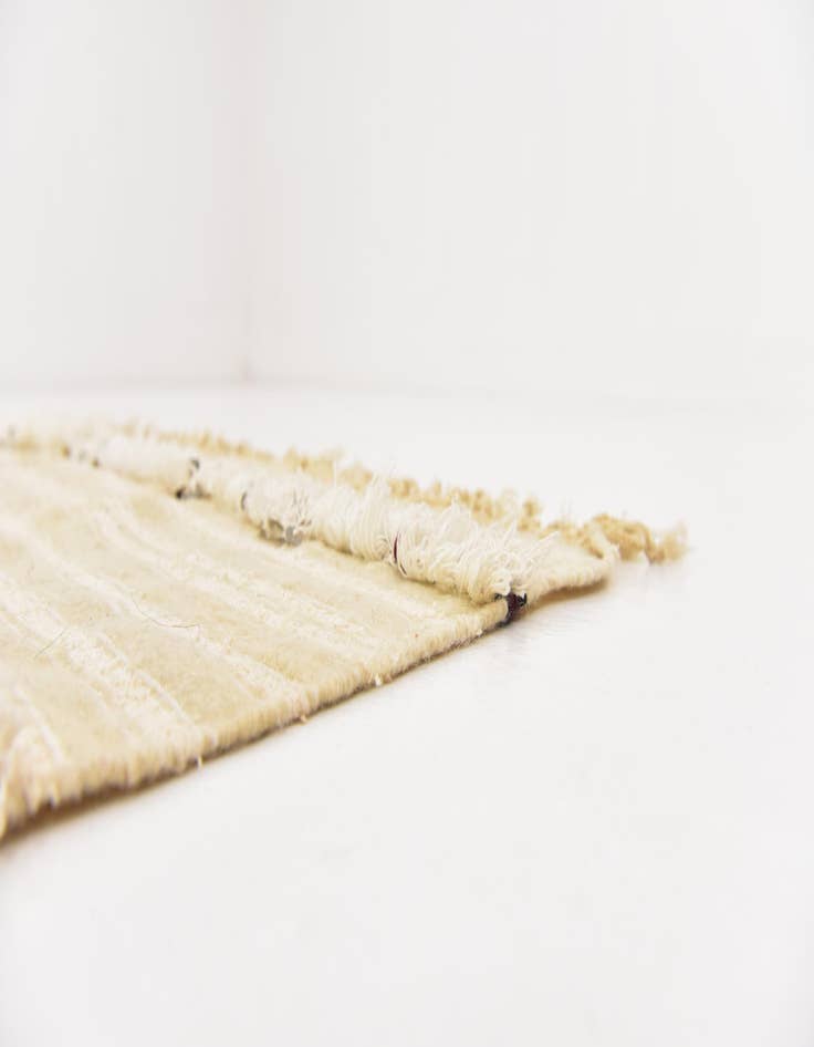 Detail image of  4' 6 x 8'  Hand Knotted Moroccan Wool Runner Rug