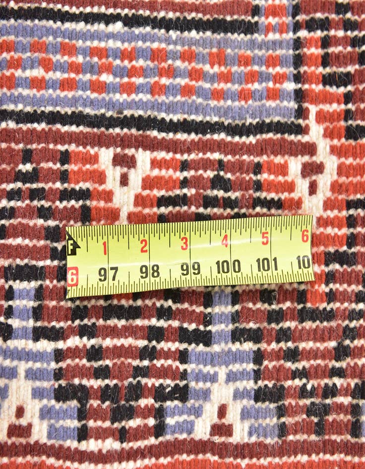 Detail image of  2' 9 x 10' 8  Hand Knotted Moroccan Wool Runner Rug