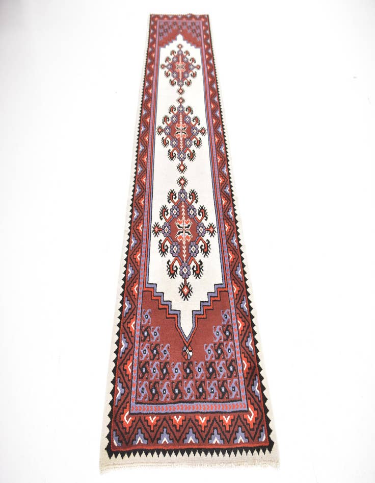 Detail image of  2' 9 x 10' 8  Hand Knotted Moroccan Wool Runner Rug