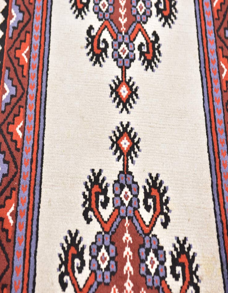 Detail image of  2' 9 x 10' 8  Hand Knotted Moroccan Wool Runner Rug