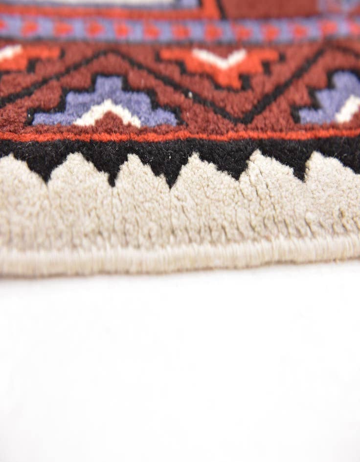 Detail image of  2' 9 x 10' 8  Hand Knotted Moroccan Wool Runner Rug