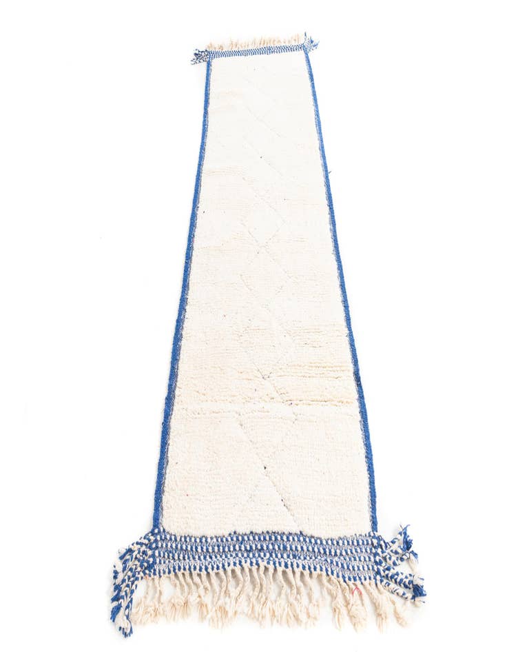 Detail image of  3' x 9' 3  Hand Knotted Moroccan Wool Runner Rug