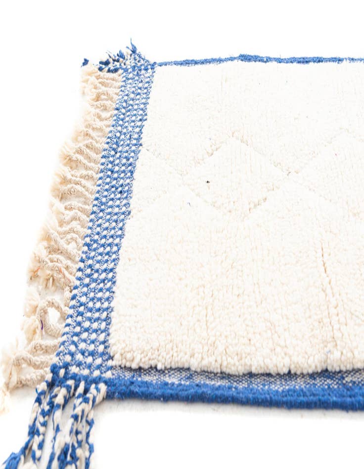 Detail image of  3' x 9' 3  Hand Knotted Moroccan Wool Runner Rug