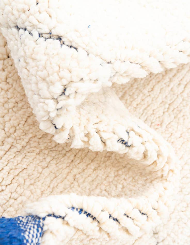 Detail image of  3' x 9' 3  Hand Knotted Moroccan Wool Runner Rug