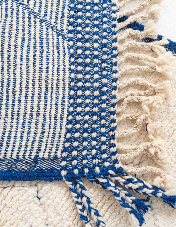 Detail image of  3' x 9' 3  Hand Knotted Moroccan Wool Runner Rug