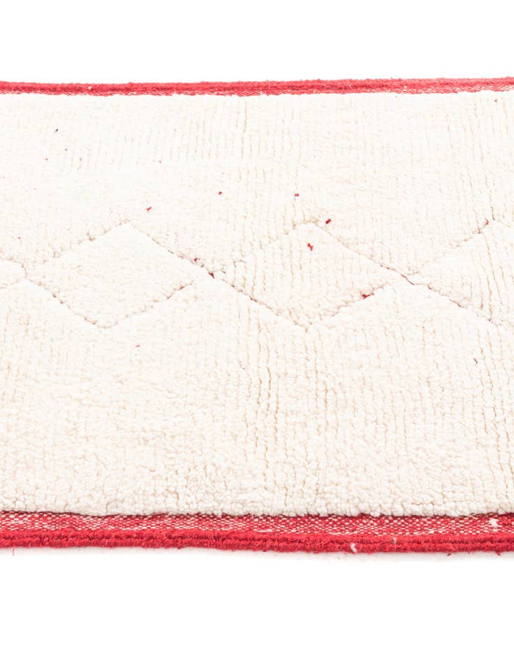 Detail image of  3' x 9'  Hand Knotted Moroccan Wool Runner Rug