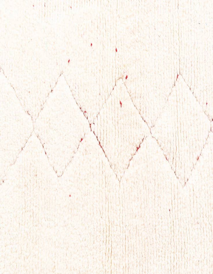 Detail image of  3' x 9'  Hand Knotted Moroccan Wool Runner Rug